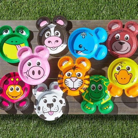 zoo birthday plates|zoo pals plates discontinued.